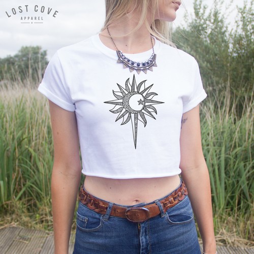 Boho large sun crop - large,