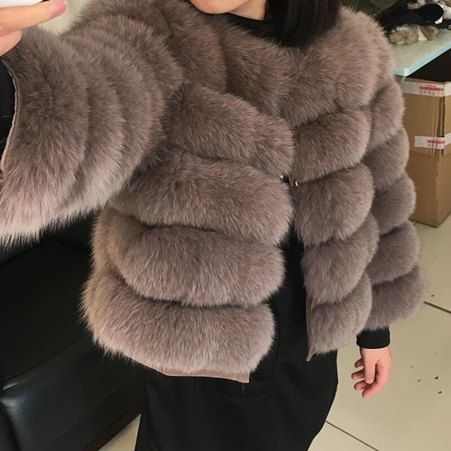 Women genuine fox fur - genuine,