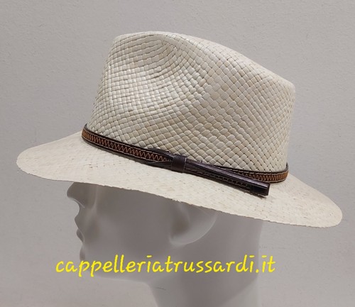 Cappello uomo paglia tesa - cappello,