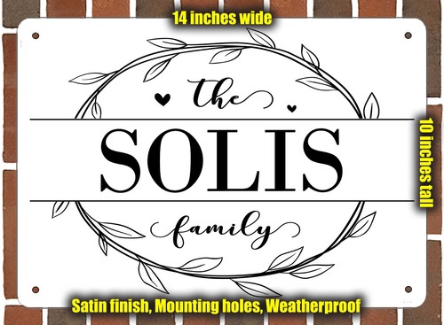 Solis family targa decorativa - solis,