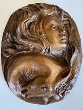 Aligi Sassu, Bassorilievo in Bronzo Bambino e Cavallo firmato anno 1994 Scultura