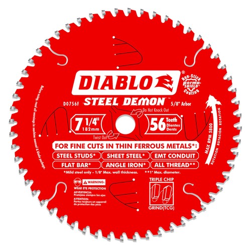 Diablo steel demon - demon, 7-1/4"