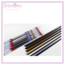 SOTTOPORTA ADESIVO PARASPIFFERO ALLUMINIO AUTOLIVELL. C/SPAZZOLA MM.1000 BIANCO