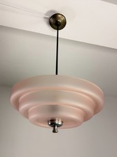 Lampadario 2-luci Art decò