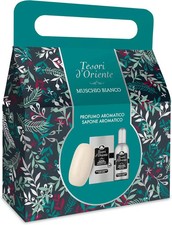 Confezione Regalo Tesori d'Oriente Muschio Bianco Profumo 100ml + Sapone 125g