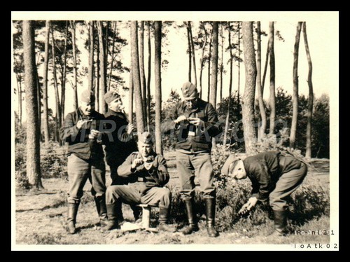 Foto ww2 gruppo di - gruppo, bandiera
