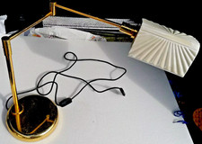 LAMPADA DA TAVOLO F.lli MARTINI in ottone e Madreperla Nuova -Vintage-Anni 70/80