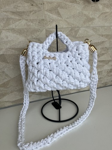 Borsa uncinetto fatta - uncinetto,