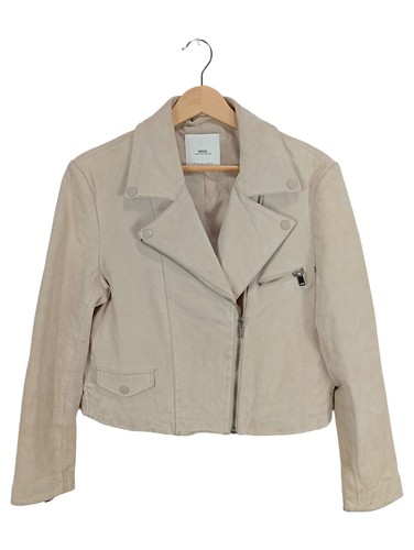 Mango giacca pelle donna - pelle, beige