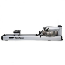 WaterRower M1 LoRise Vogatore ad acqua 18l Monitor S4 USB Struttura Alluminio