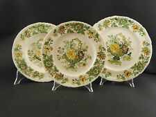 ANTICO SERVIZIO TAVOLA 12 PIATTI CERAMICA INGLESE MASON’S DECORO MANO STRATHMORE