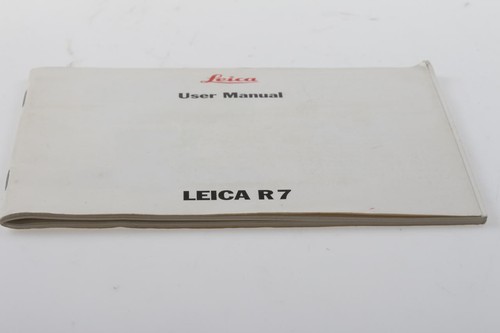 Leica manual per r7 - leica,