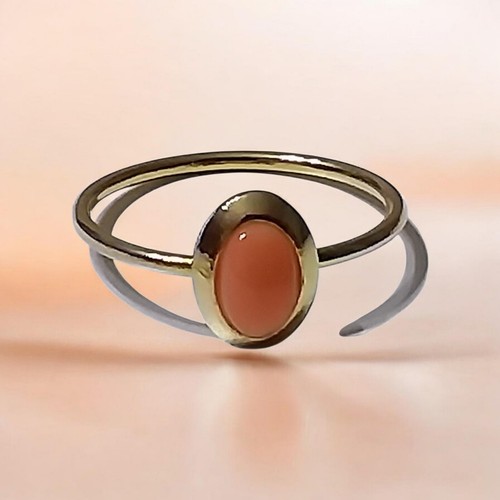 Anello argento 925 dorato - argento,