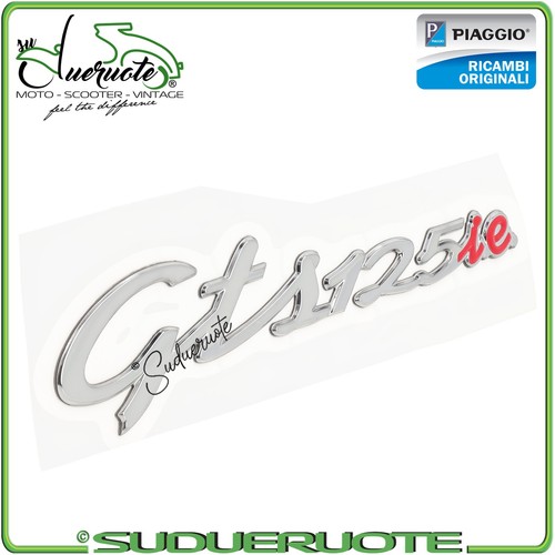Targhetta laterale gts 125 - targhetta,