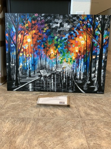 Leonid afremov misty mood - leonid,