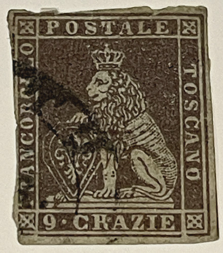 Toscana 1859 francobollo - 9, cr