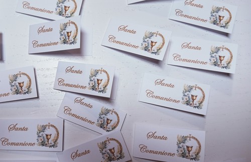 Bigliettini comunione - 🌸29,