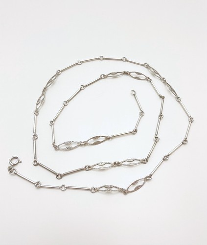 Collana lunga argento - collana, in