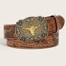 Cintura western vintage fibbia