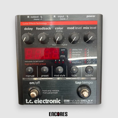 Electronic nova delay - tc,
