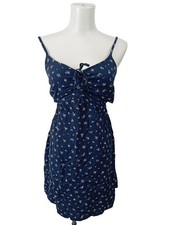 HOLLISTER Abito estivo Donna Abito Taglia IT 40 blu stile casual