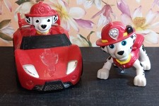 PERSONAGGI 2 PAW PATROL MARSHALL MODELLINO RESCUE RACER ROADSTER GIOCATTOLO