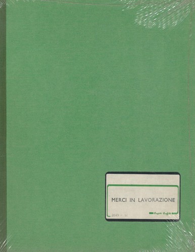 Merce lavorazione registro - merce,