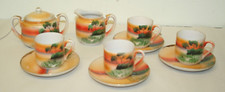 Set caffè vintage scena - set,