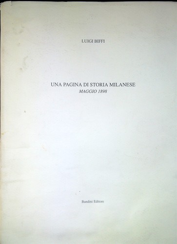 Una pagina storia milanese - una,