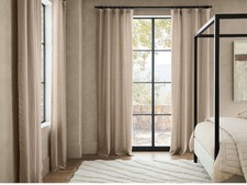 Tende in lino trasparente