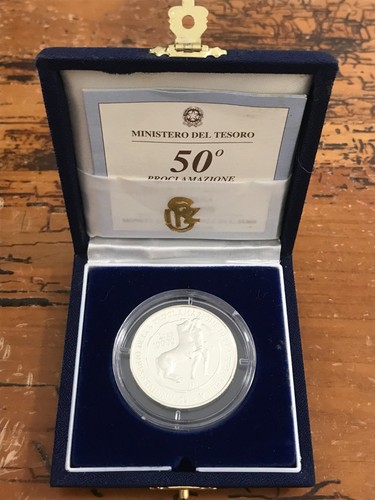 Italia argento 10000 lire - italia,