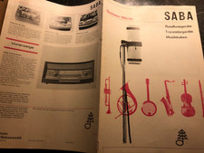 Catalogo radio radio SABA 1962/63 novità RARO nastro televisivo