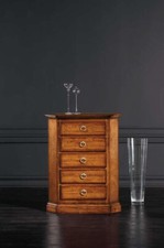 CASSETTIERA AD ANGOLO IN LEGNO