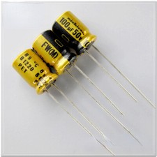 Nichicon FW Series 100uF/50V Condensatore Elettrolitico per Audio 50V/100uF