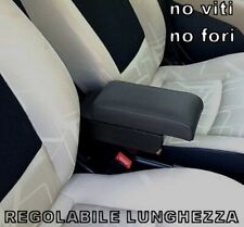 Bracciolo regolabile SMART FORTWO 450-451 ecopelle nero NO VITI NO FORI  - ITALY