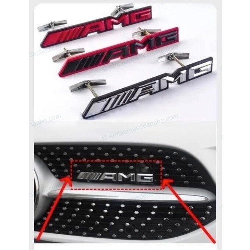 Logo emblema amg para parrilla - amg,