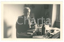 1940 ca MILANO Francesco FLORA - Ritratto alla scrivania - Foto 14x9 cm