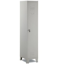 ARMADIETTO SPOGLIATOIO ESSENZA IN METALLO 1 POSTO 36X50X180 CM