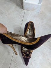 Scarpe Le Silla  N 37 Tacco Alto Vero Cuoio Decoltè  Shoes  Decollete