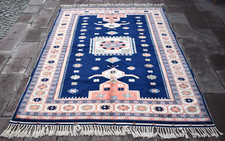 Tappeto turco 80'' x 116'' anatolico annodato a mano tappeto yuruk decorazione casa tappeto lana