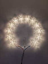 Aureola Luminosa diametro 20 cm coroncina luminosa per statue Made in Italy