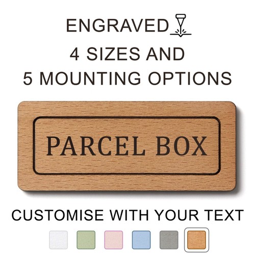 Targa legno personalizzata - in,