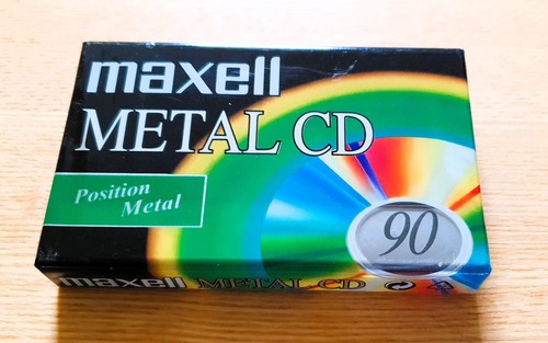 Maxell metal audiocassetta - audiocassetta, cd