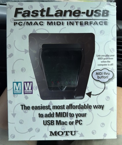 Motu fastlane usb interfaccia - motu, fastlane-usb