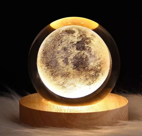Lampada tavolo led luna - tavolo, in