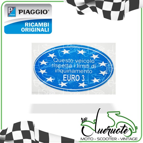 Targhetta euro adesivo - targhetta,