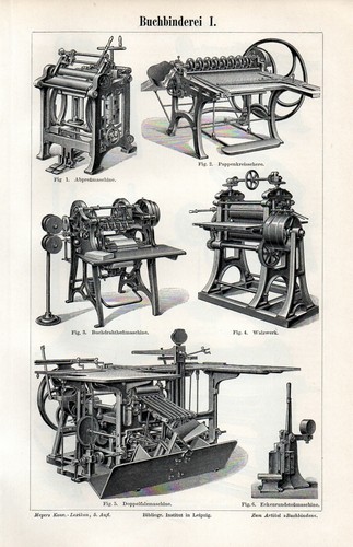 1897 stampa antica libri - stampa,