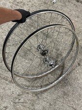 Set ruote pista tubolare Vibtage Campagnolo Record Nisi Mavic cerchi pista