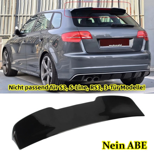 Spoiler tetto nero - , per