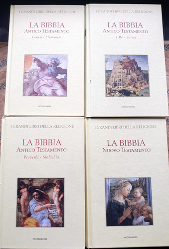 Lotto volumi la - 4, bibbia"